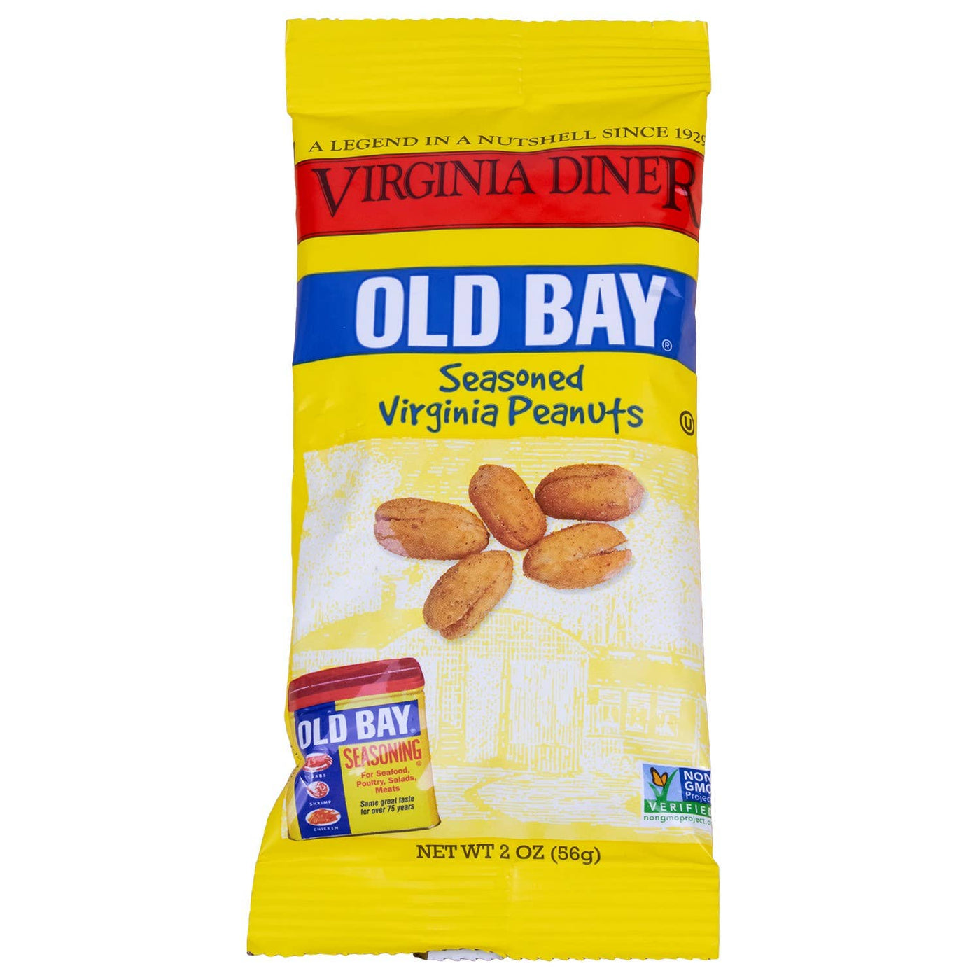 Old Bay Peanut Snack Bag 2 oz
