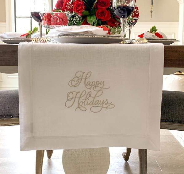 Happy Holidays Table Runner