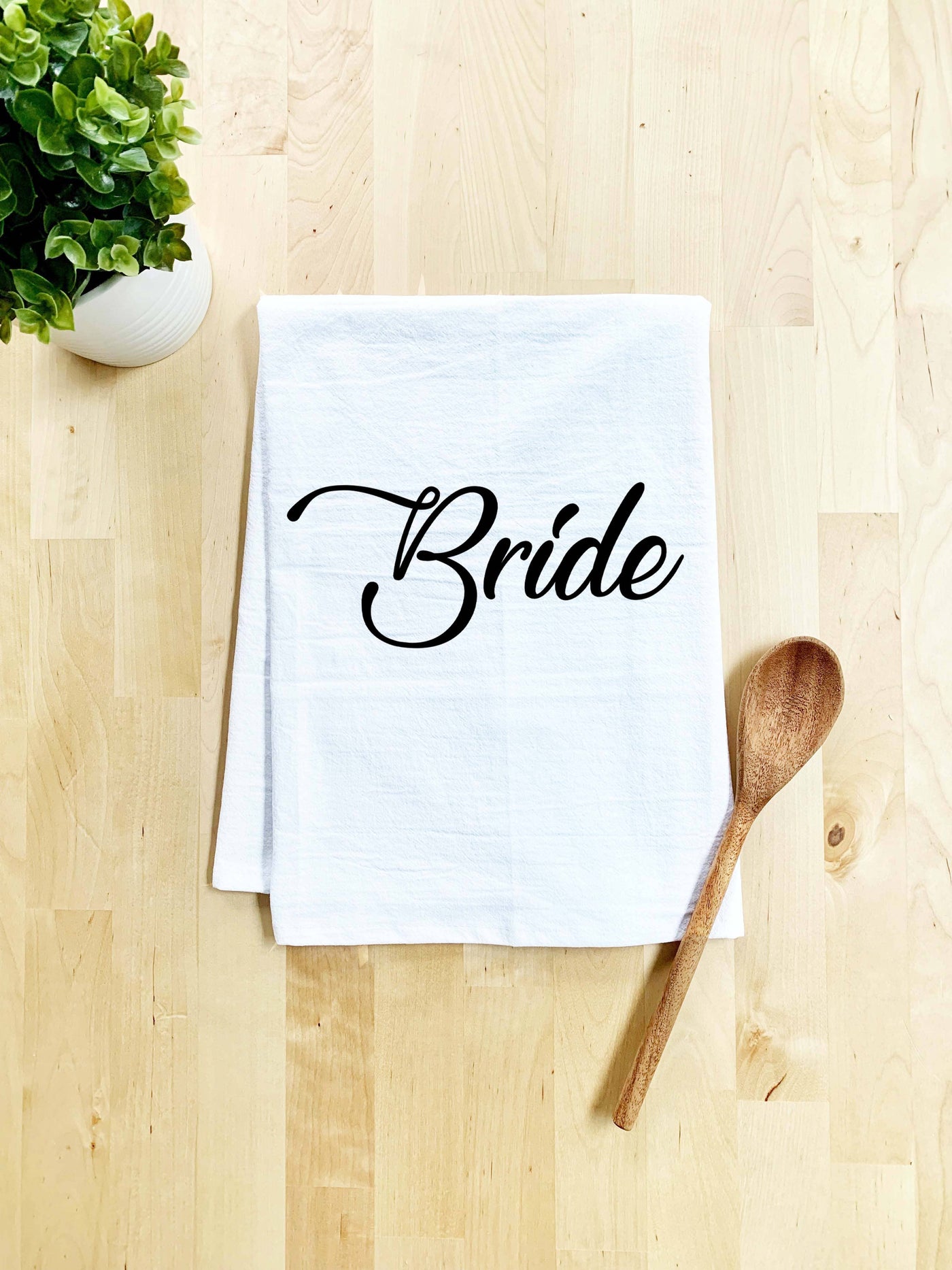 Bride Cotton Dish Towel