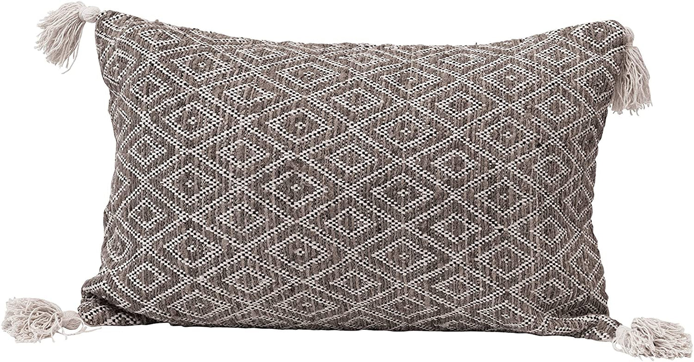 Diamond Pattern  Lumbar Pillow