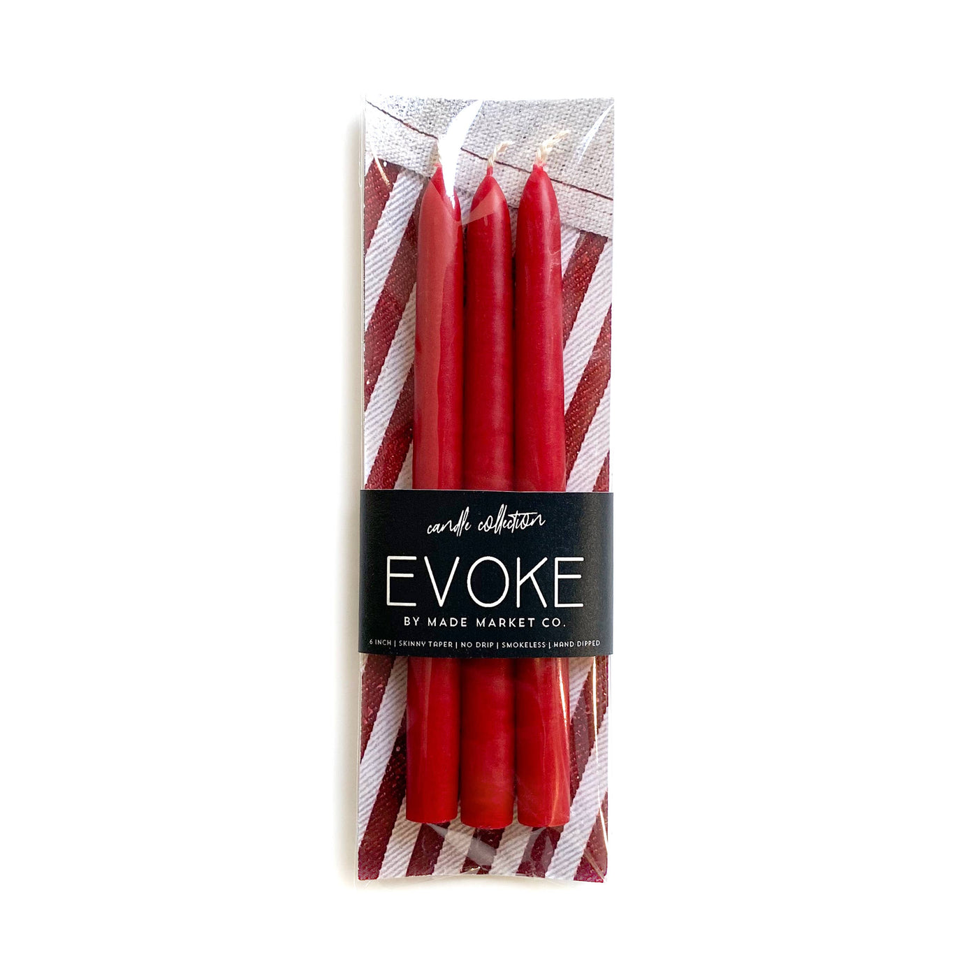 Christmas Red Taper Candle