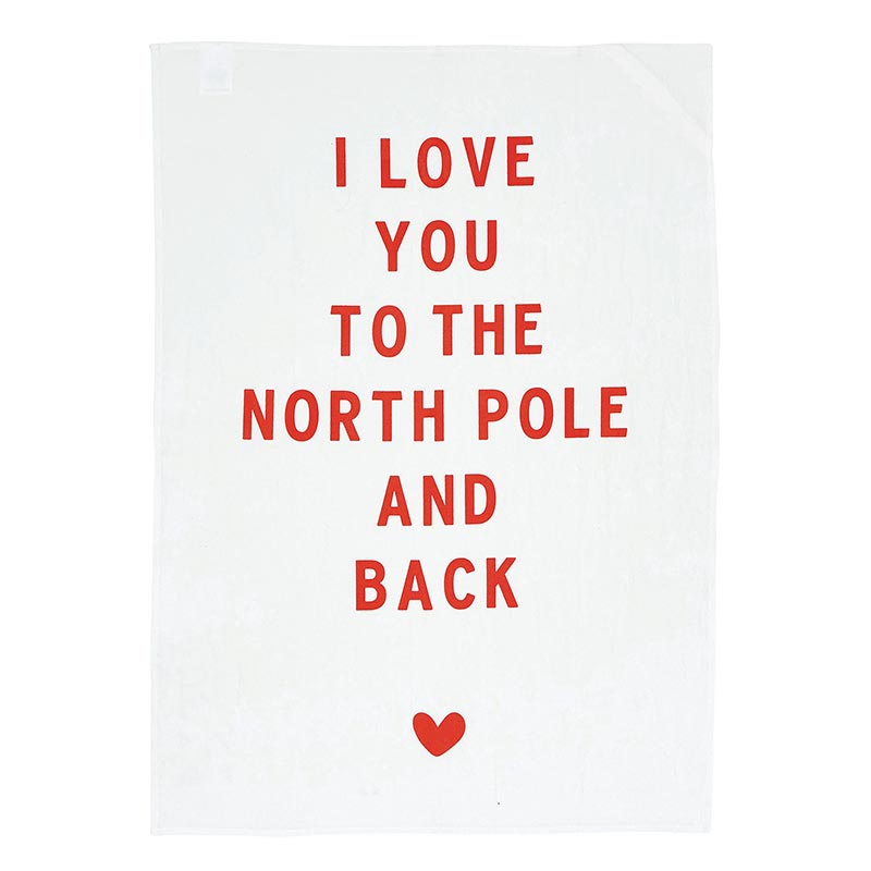 North Pole Tea Towel