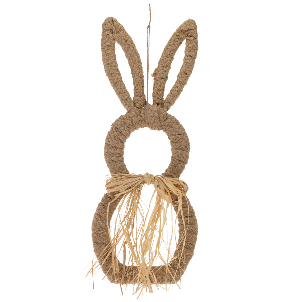 Jute Bunny Door Hanger