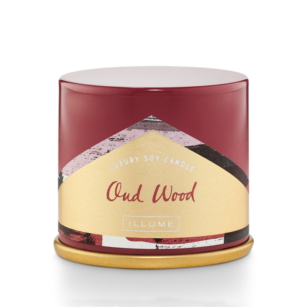 Oud Wood Tin Candle