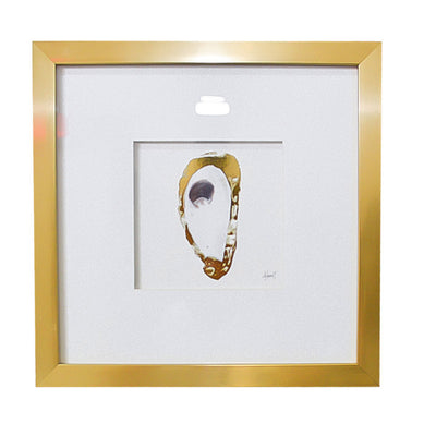 Gold Oyster Framed Prints