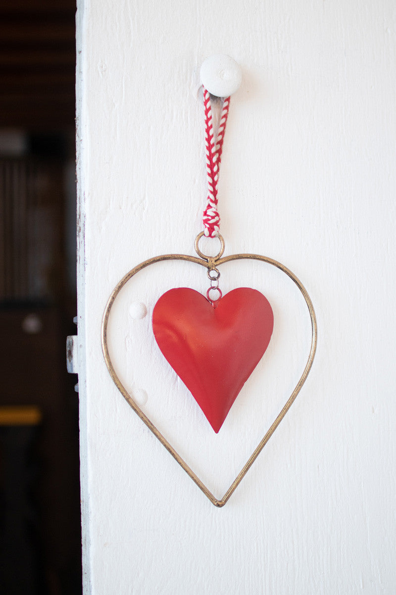 Antique Heart Door Hanger
