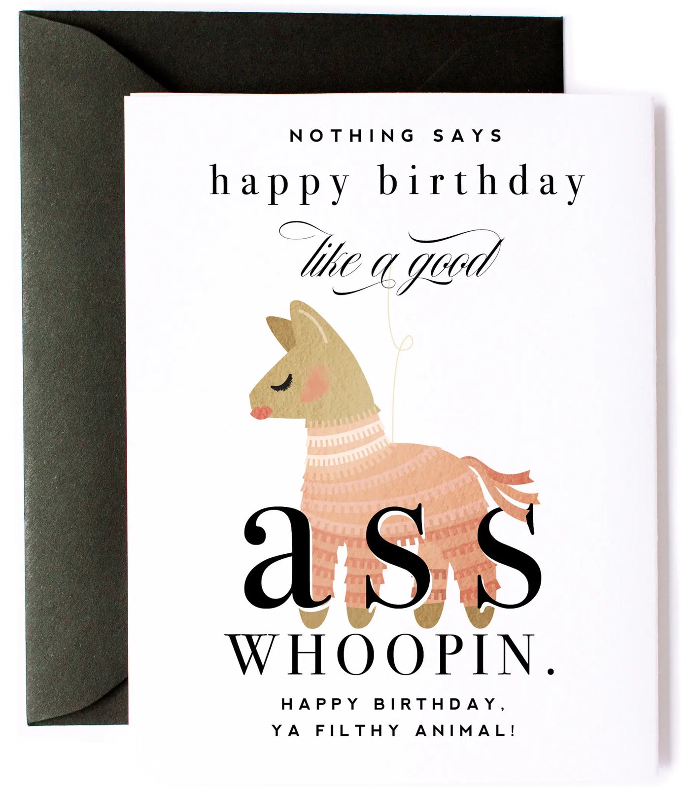Pinata, Ass Whoopin' Birthday Card