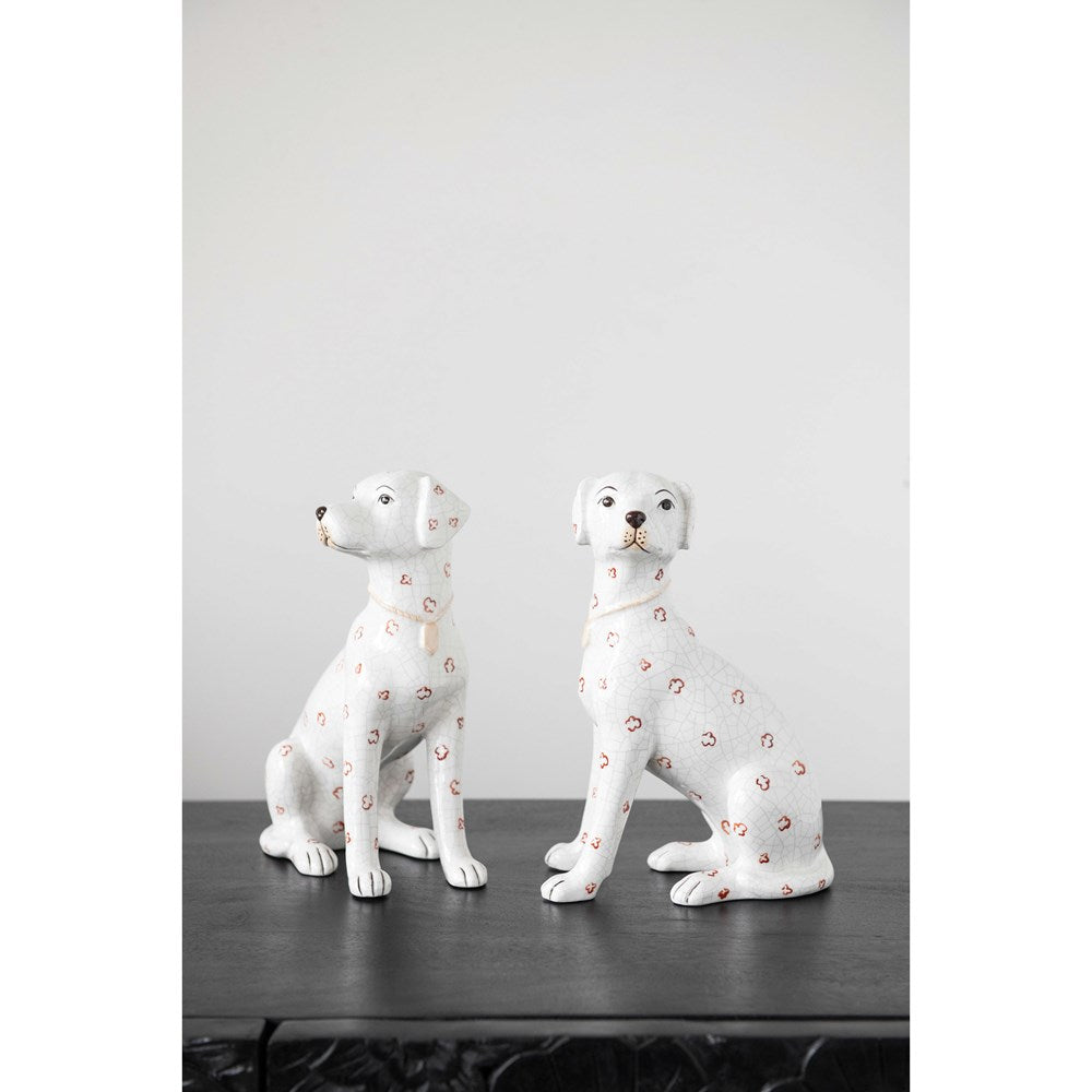 Hand Painted Ceramic Dog