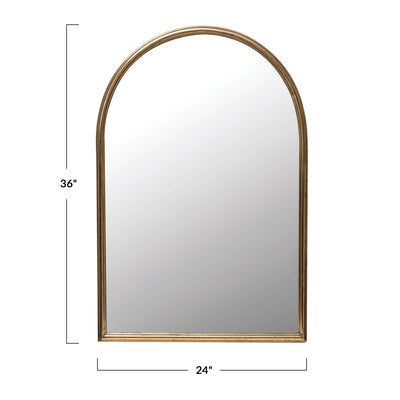 Gold Arched Mirror