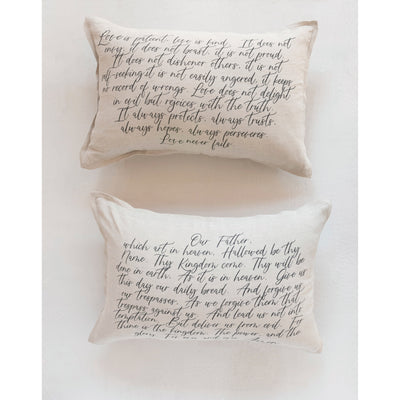Prayer Linen Pillow