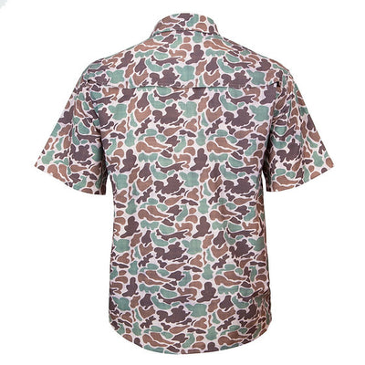 Camo SS Youth Button Down