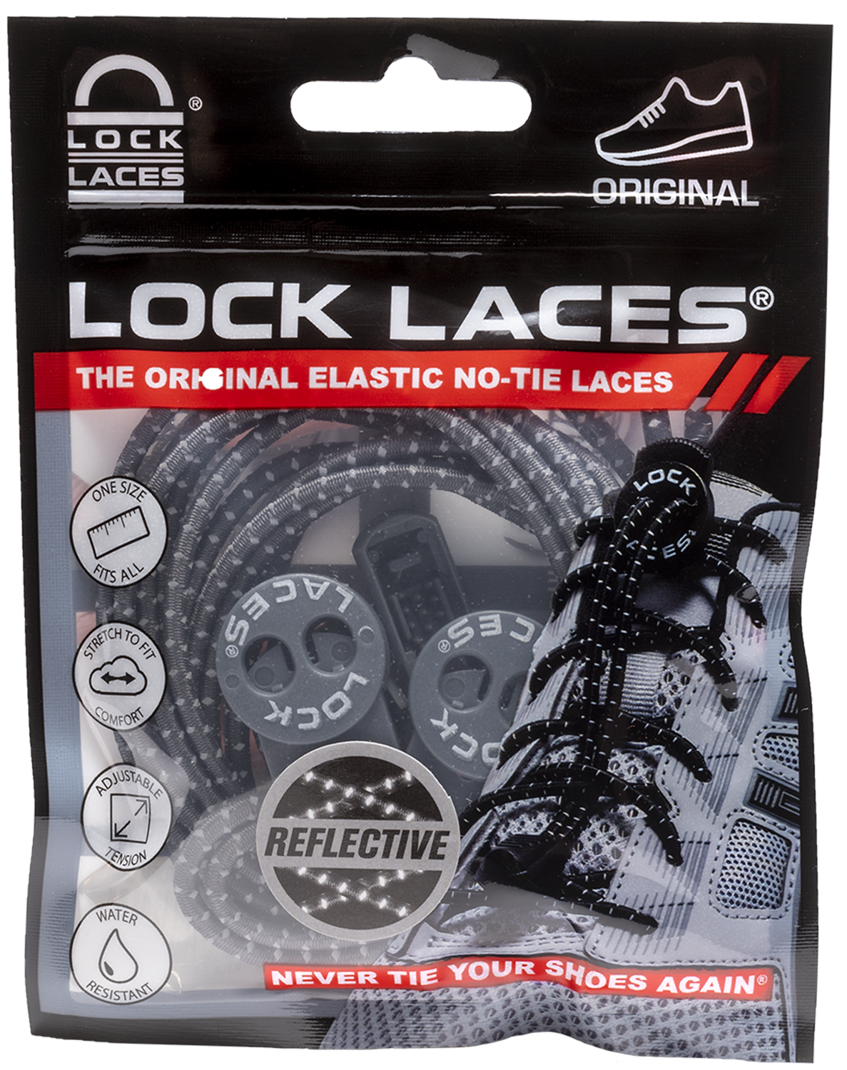 Reflective  Lock Laces