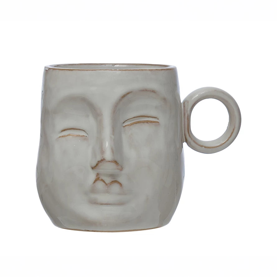 Face Stoneware Mug