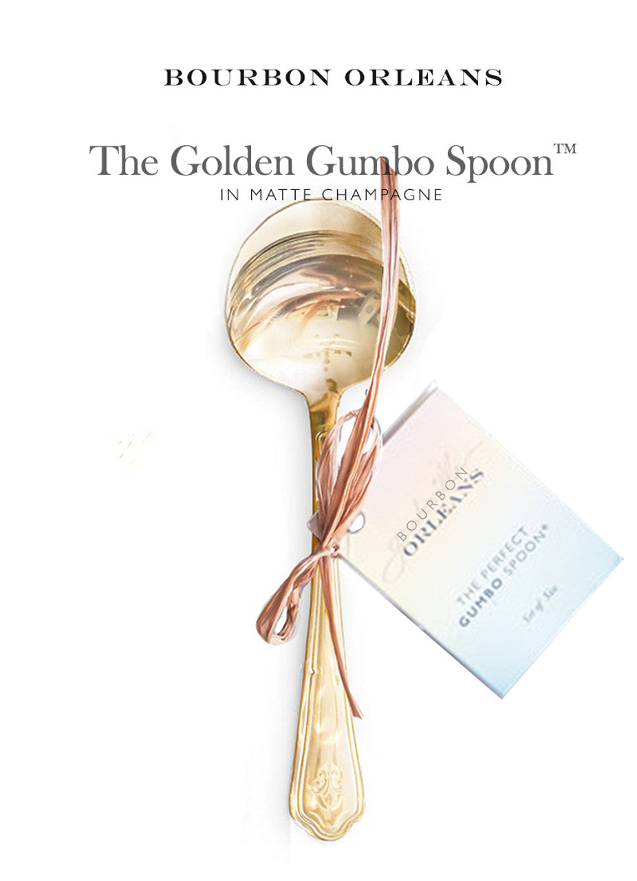 Gold Orleans Gumbo Spoons