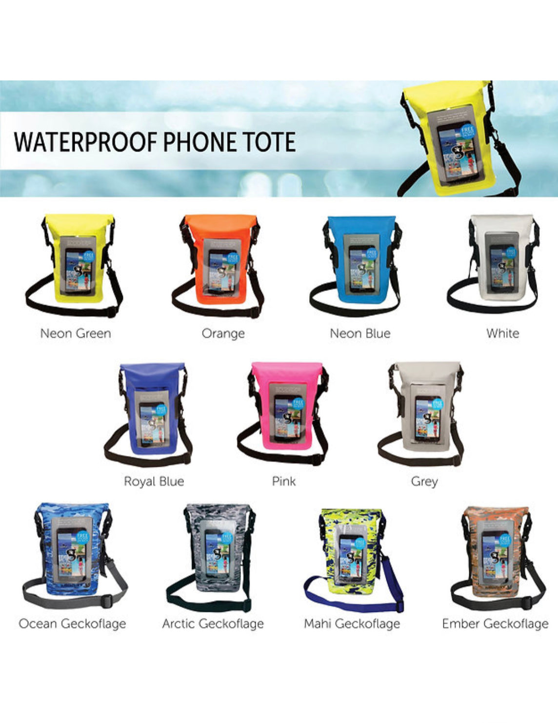 Waterproof Phone Tote