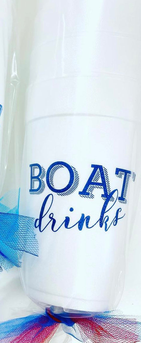 Boat Drinks Foam Cups