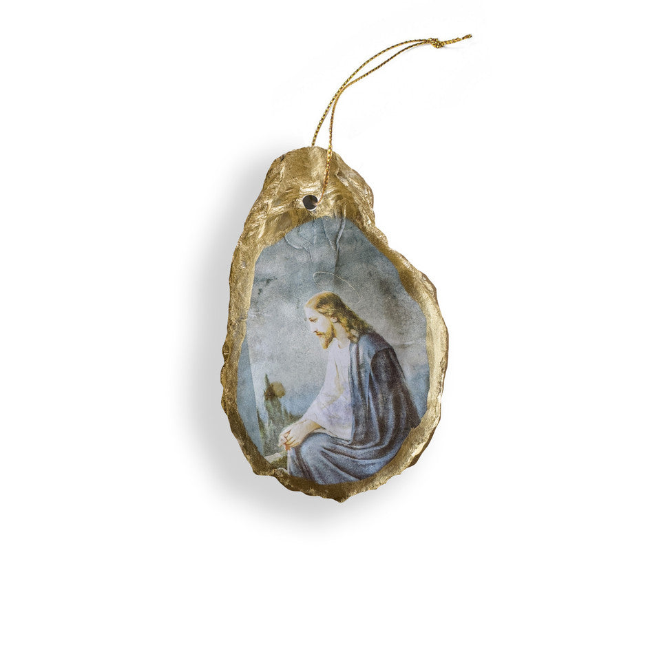 Religious Oyster Ornament