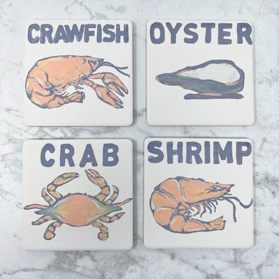 LA Seafood Coasters