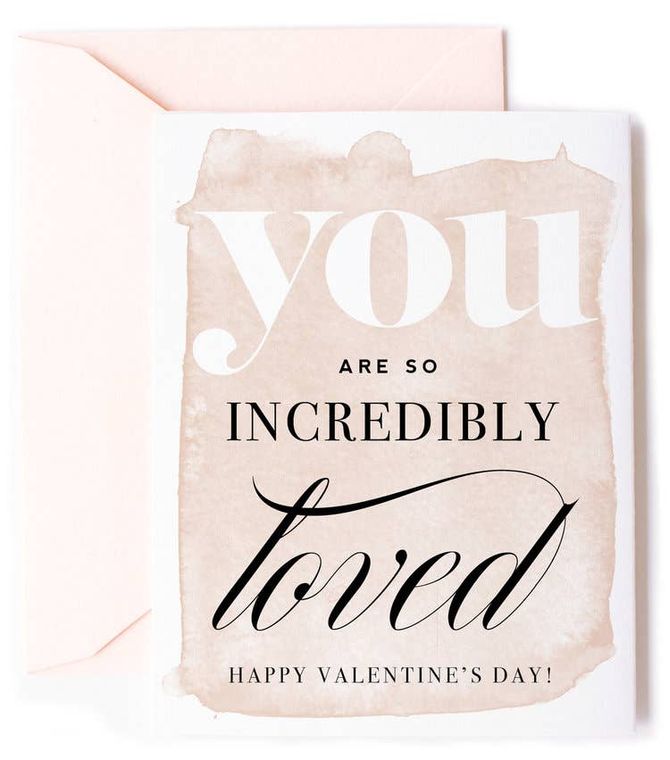 You Are So Loved Valentine's Day Card
