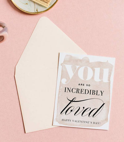 You Are So Loved Valentine's Day Card