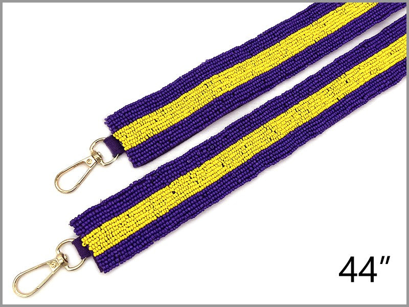 Purple/Yellow Seeded Strap