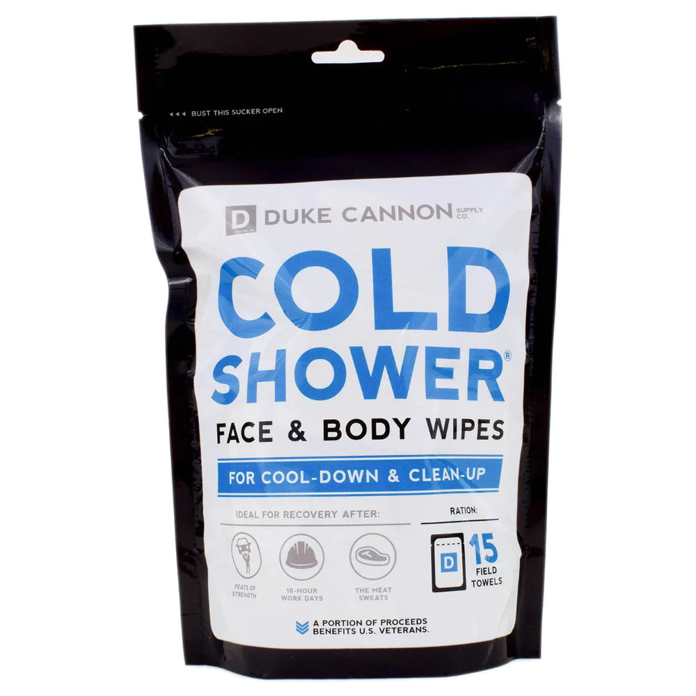 Cold Shower Cooling Field Wipes